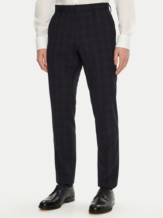 BOSS BOSS Garnitur 50538032 Granatowy Slim Fit