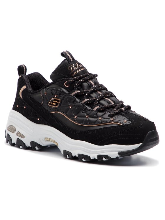 Skechers Skechers Tenisice D'lites Glamour Feels 13087/BKRG Crna