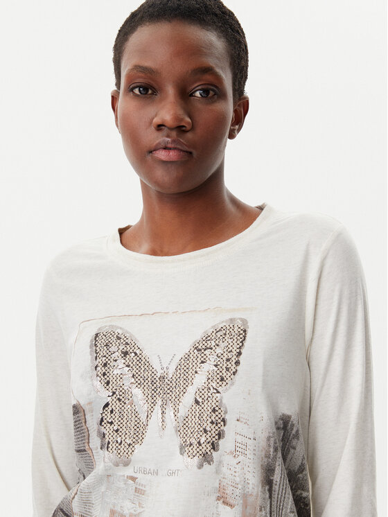 Olsen Olsen Blusa 11105023 Beige Regular Fit