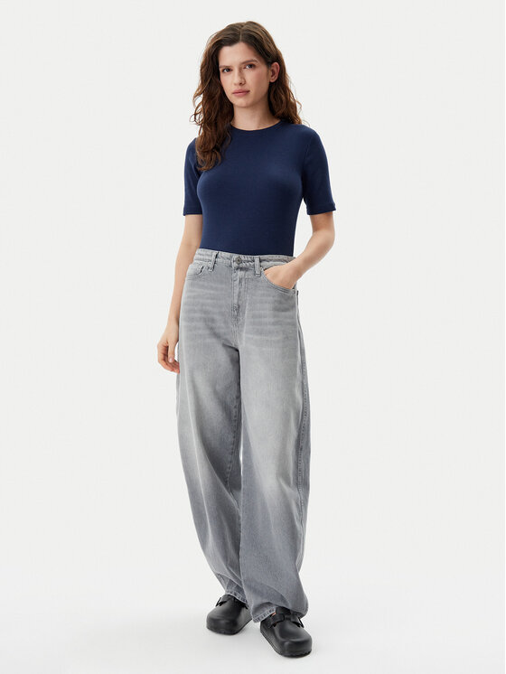 Gap Gap T-Shirt 679172-02 Granatowy Stretch Fit
