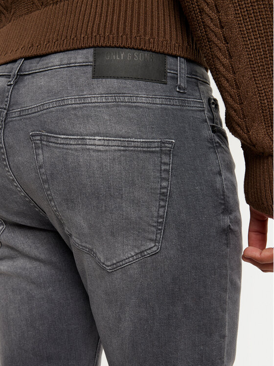 Only & Sons Only & Sons Jeansy 22029827 Szary Slim Fit