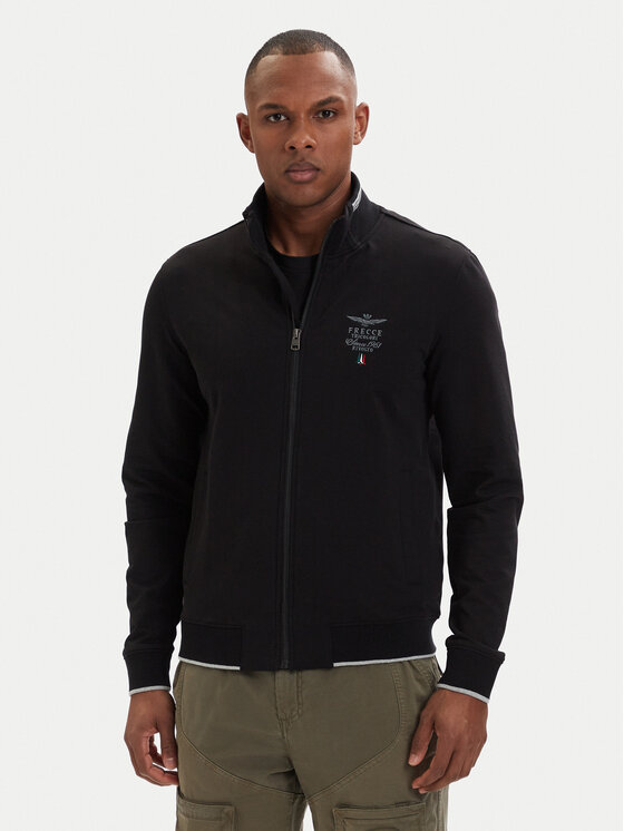 Aeronautica Militare Aeronautica Militare Μπλούζα 261FE1956UF00459 Μαύρο Regular Fit