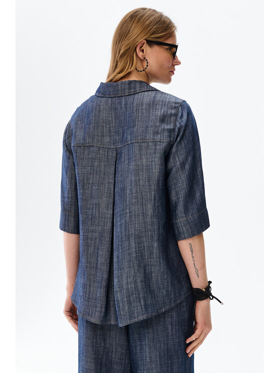 blue shadow blue shadow Koszula Michaela Niebieski Regular Fit