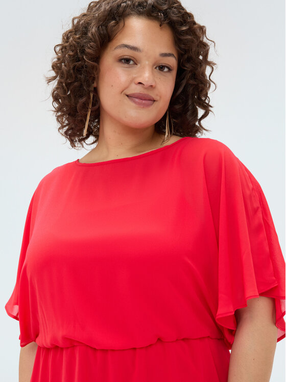 Fiorella Rubino Fiorella Rubino Abito da sera 7019T101866N016 Rosso A-Line Fit
