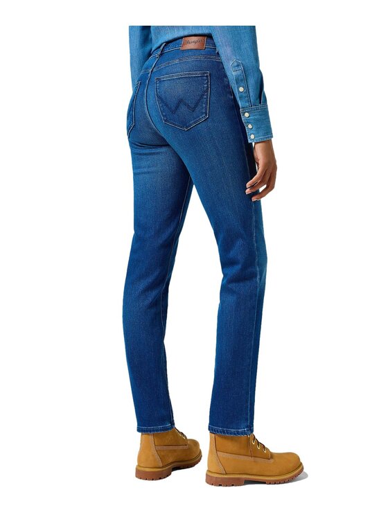 Wrangler Wrangler Jeansy 112356388 Niebieski Straight Leg