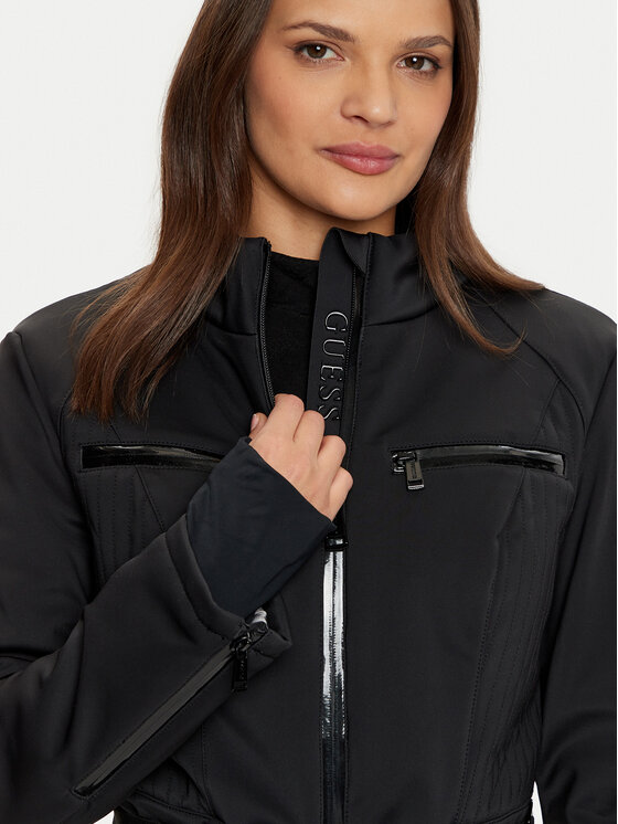 Guess Guess Kombinezon narciarski W4PD1M WH1S0 Czarny Regular Fit
