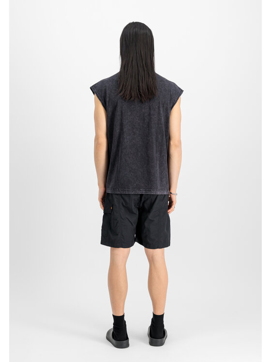 Alpha Industries Alpha Industries Szorty Nylon Cargo Short Czarny Regular Fit