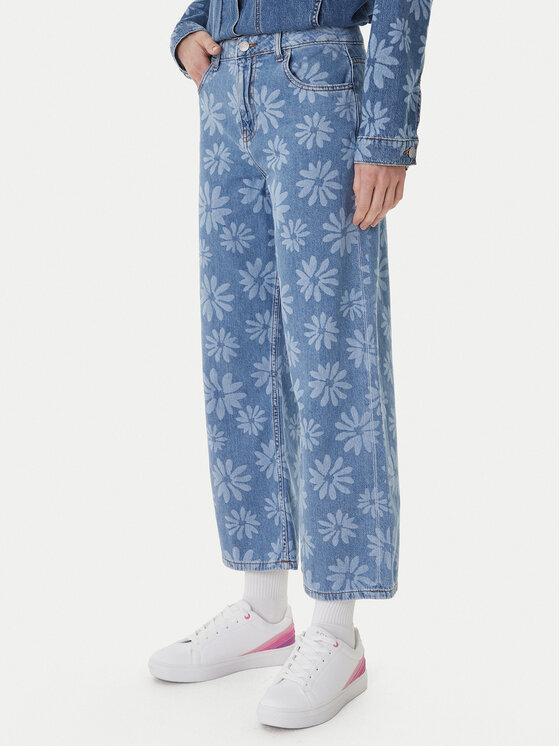 Roxy Roxy Blugi Boogie Night ERJDP03323 Albastru Wide Leg