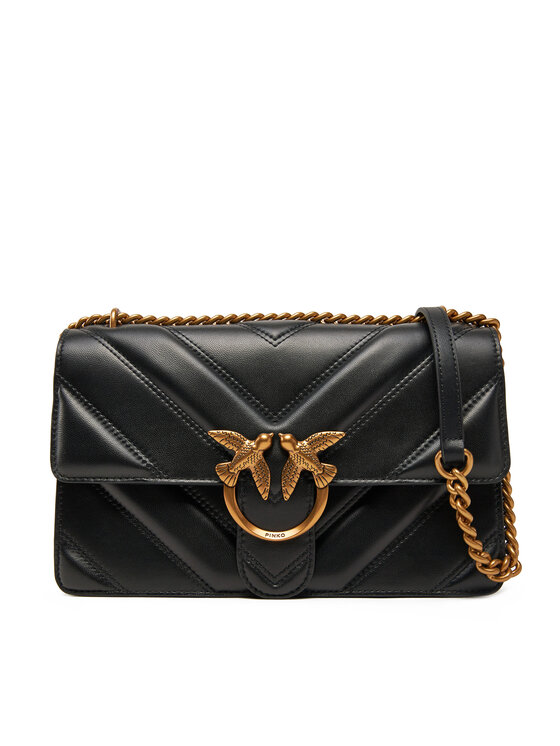 PINKO PINKO Ročna torba Love One Classic Light Dc PE 25 PLTT 104549 A26Z Črna