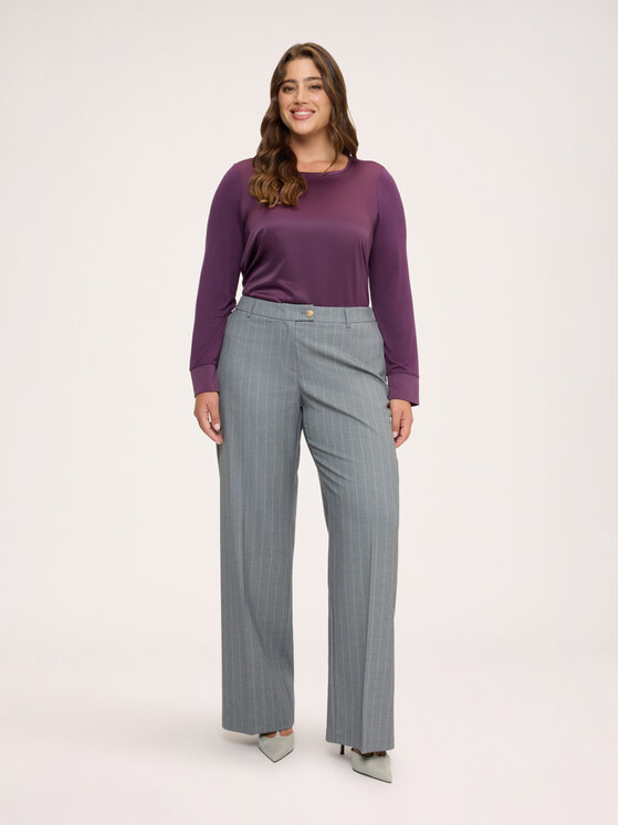 Fiorella Rubino Fiorella Rubino T-shirt G0CWL009267N029 Viola Boxy Fit