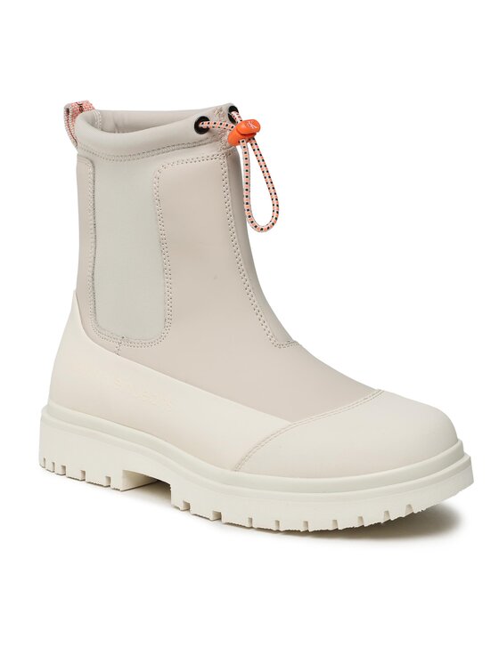 Calvin Klein Jeans Calvin Klein Jeans Ботильйони Chunky Combat Chelsea Boot Rub YW0YW01065 Бежевий