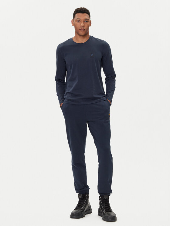 Aeronautica Militare Aeronautica Militare Longsleeve 252TS2468UJ00703 Dunkelblau Regular Fit