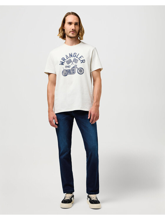Wrangler Wrangler Jeansy LARSTON Niebieski Slim Fit