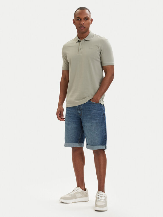 HUGO HUGO Jeansshorts 50560386 Blau Tapered Fit