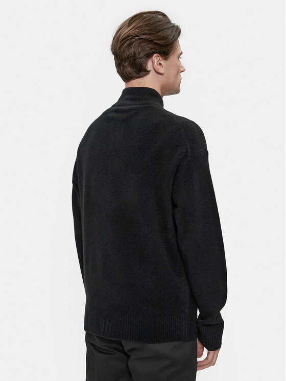 Calvin Klein Calvin Klein Sweter K10K111960 Czarny Regular Fit