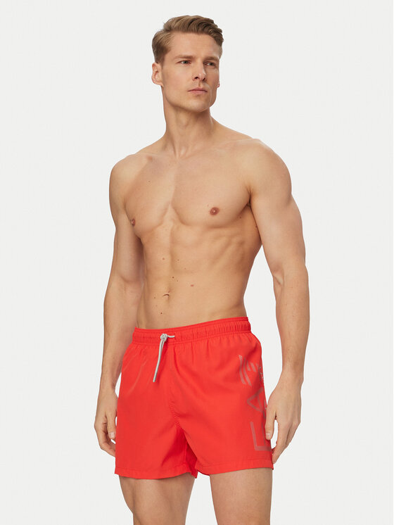 EA7 Emporio Armani EA7 Emporio Armani Peldšorti 7M002001 AF14497 M5096 Sarkans Regular Fit