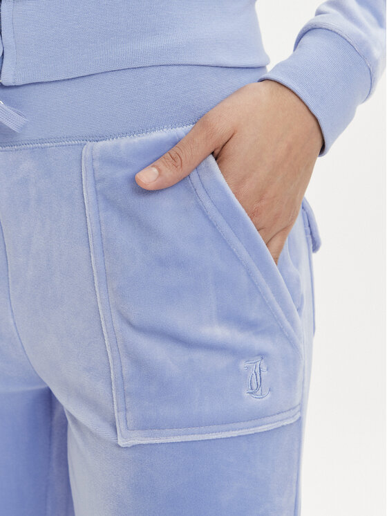 Juicy Couture Juicy Couture Спортивні штани Del Ray JCAP180 Голубий Regular Fit