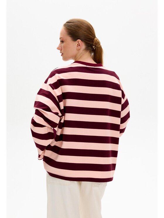 Mirons Mirons Longsleeve Print Kolorowy Regular Fit