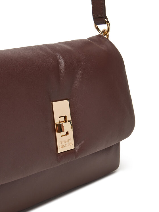 Tommy Hilfiger Tommy Hilfiger Handtasche Soft Leather Conv Crossover AW0AW17638 Braun