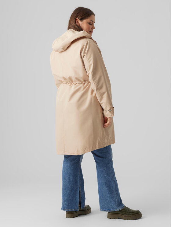 Vero Moda Curve Vero Moda Curve Преходно палто 10287156 Кафяв Regular Fit