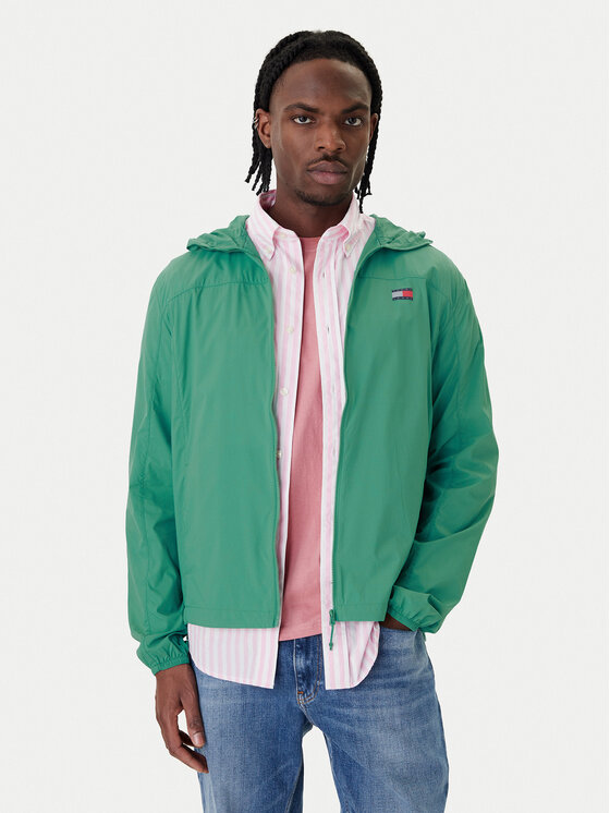 Tommy Jeans Tommy Jeans Преходно яке DM0DM23112 Зелен Regular Fit