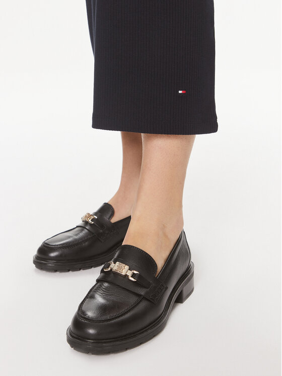 Tommy Hilfiger Tommy Hilfiger Літня сукня WW0WW38838 Cиній Slim Fit