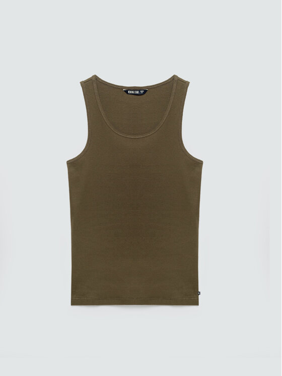 BIG STAR BIG STAR Top NORBICA Zielony Slim Fit