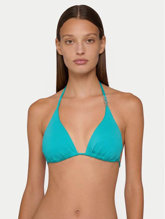 Guess Guess Bikini-Oberteil E6GJ30 MC040 Türkisfarben