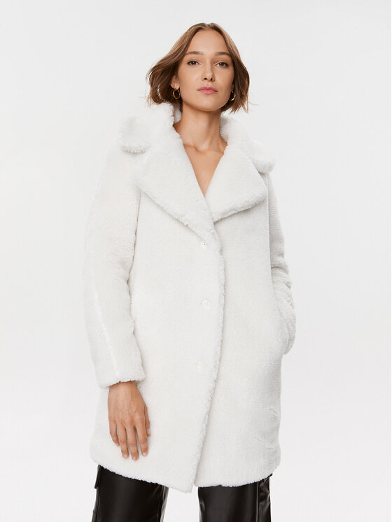 Guess Kožušina W3BL67 WF8R2 Écru Regular Fit
