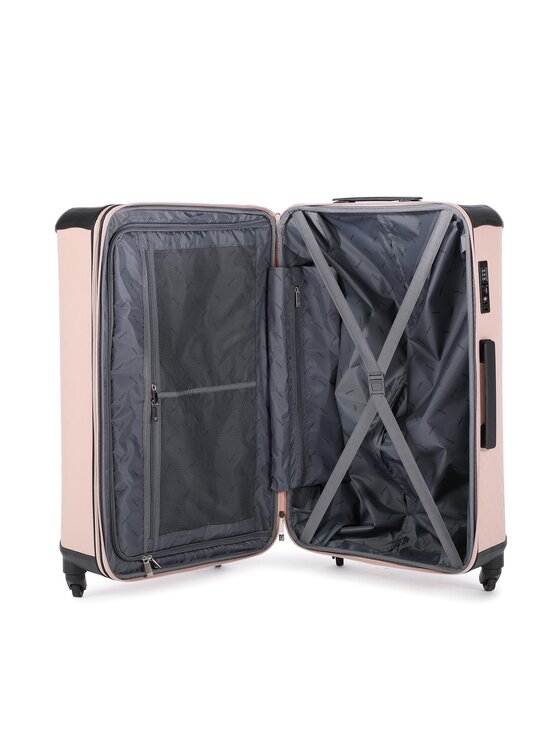 Guess Guess Valiză mare Wilder (D) Travel TWD745 29480 Roz