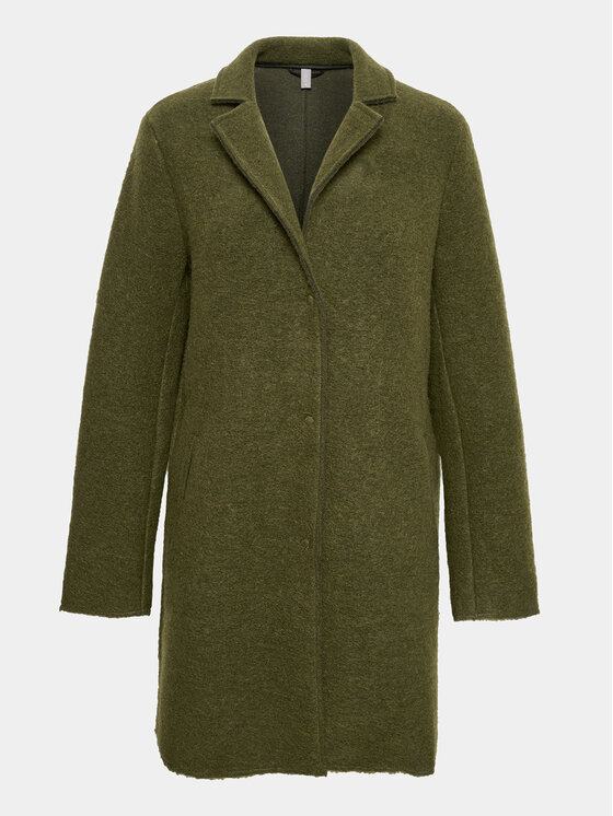 Culture Culture Płaszcz wełniany Cubirgith 50106972 Zielony Classic Fit