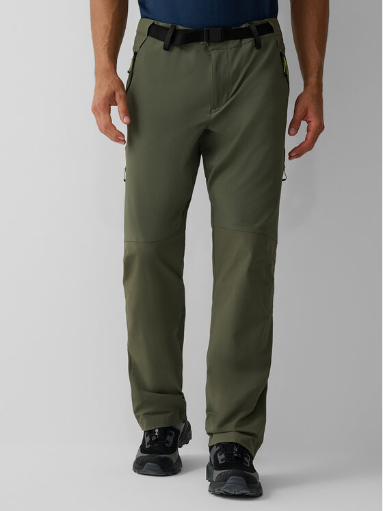 4F 4F Spodnie outdoor BETWEEN LAYERS Khaki Regular Fit