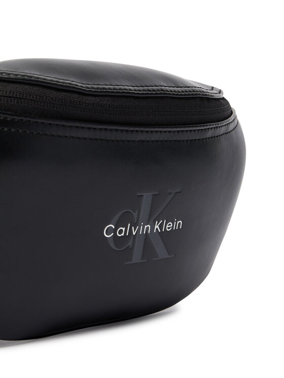 Calvin Klein Calvin Klein Чанта за кръст﻿ Bold Logo Webbing Waistbag LV04D3630G Черен