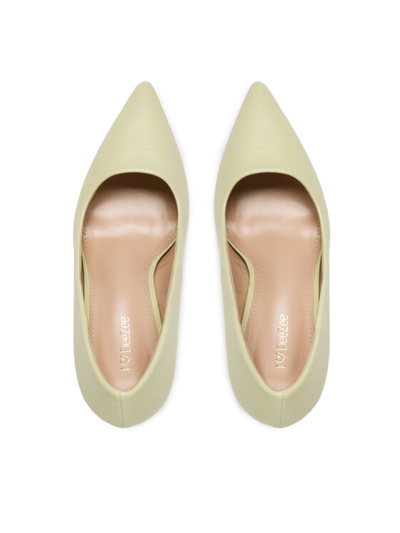 DeeZee DeeZee Pantofi cu toc subțire KL-92831-201C Verde