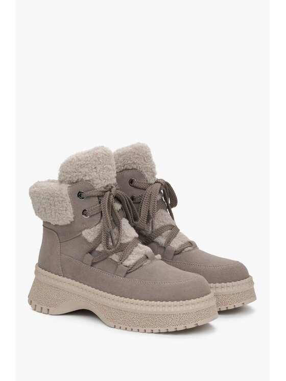 Estro Estro Μποτάκια ER00115859 Γκρι