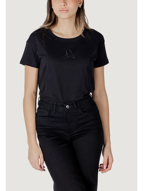 Armani Exchange Armani Exchange T-Shirt XW000830 AF10356 Czarny Shirt Fit