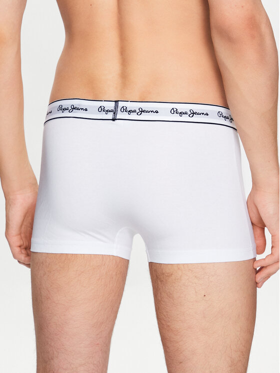 Pepe Jeans Pepe Jeans Set di 3 boxer Pepe Tk 3P PMU10975 Bianco