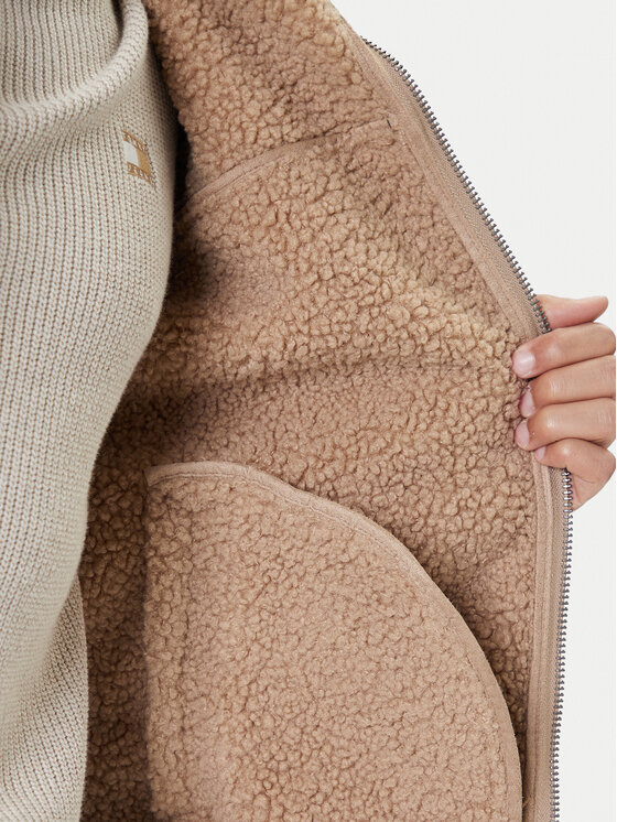 Guess Guess Jacke aus Kunstleder M5BR79 Z5570 Beige Regular Fit