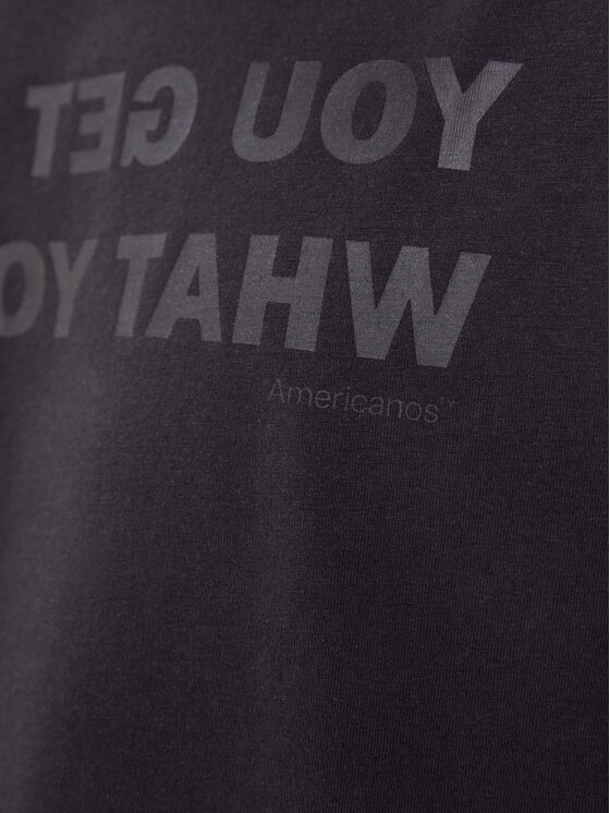 Americanos Americanos T-Shirt Unisex Fargo Czarny Relaxed Fir