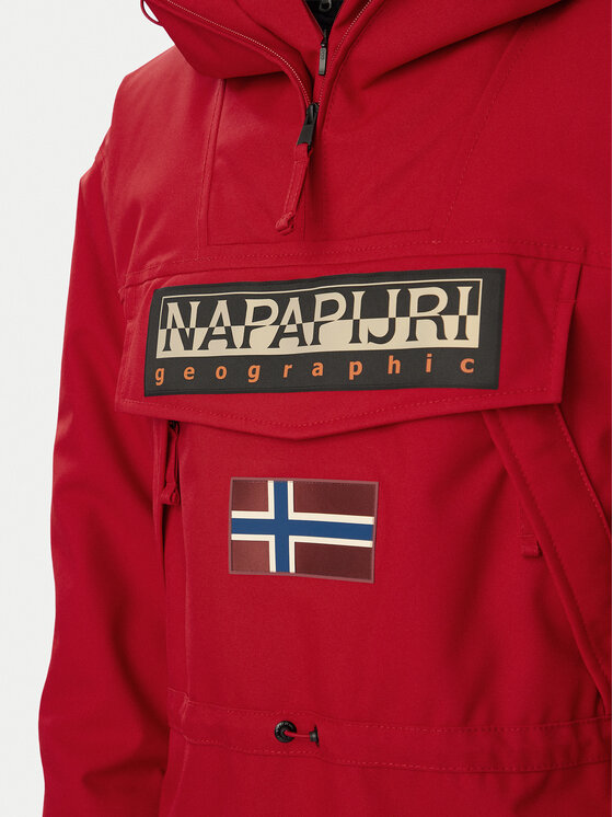 Napapijri Napapijri Skijacke Skidoo Next NP0A8B3G Dunkelrot Loose Fit