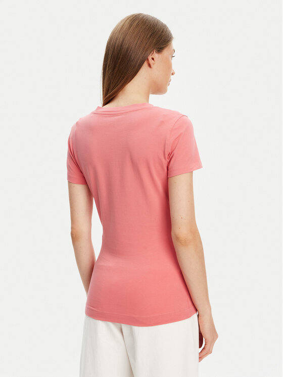 Guess Guess T-Shirt W5YI05 J1314 Różowy Regular Fit
