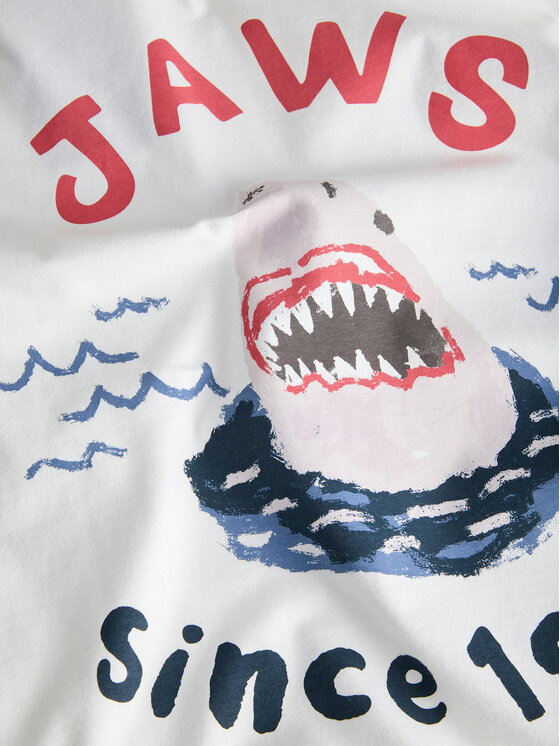 Jack & Jones Jack & Jones Hosszú ujjú Jaws 12286615 Fehér Relaxed Fit