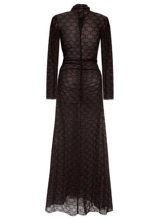 Magda Matyja Magda Matyja Sukienka wieczorowa ROSALIA DRESS Brązowy Fitted Fit