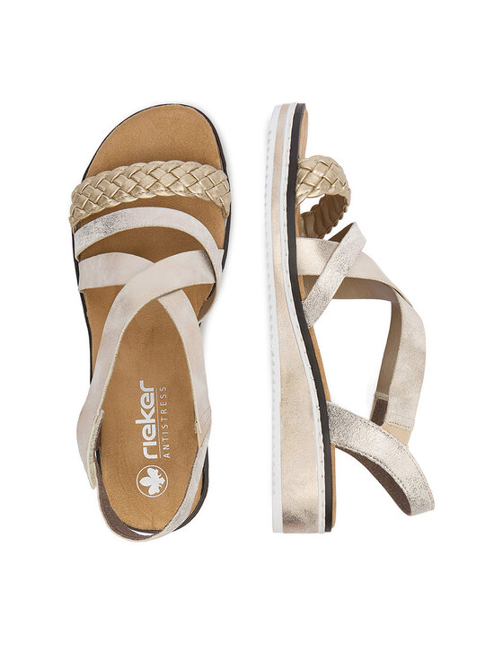 Rieker Rieker Sandalen CEO-V3663-90 Goldfarben