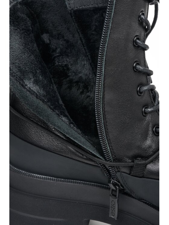 Estro Estro Polokozačky ER00111821 Černá