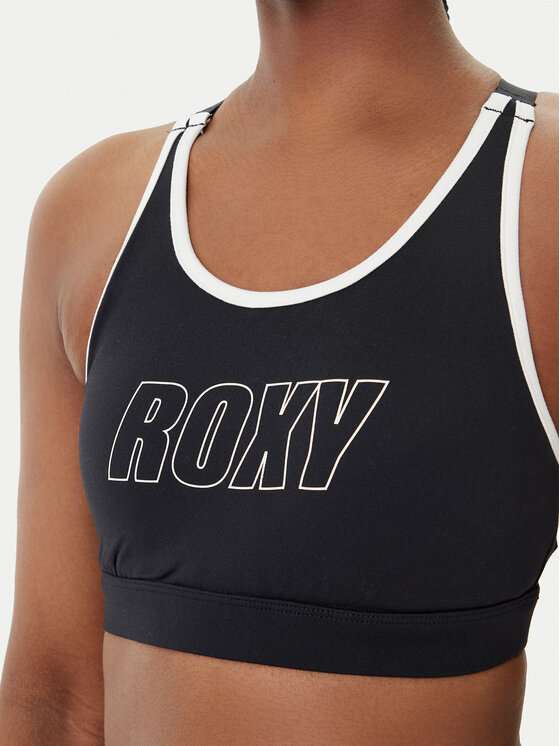 Roxy Roxy Sportovní podprsenka Everyday Flow ERJKT04337 Černá