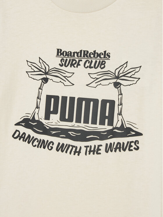 Puma Puma T-Shirt MID90S Graphic 685152 Beżowy Regular Fit