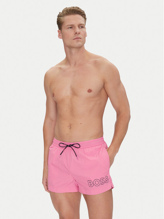 BOSS BOSS Kopalne hlače Mooneye 50469280 Roza Regular Fit