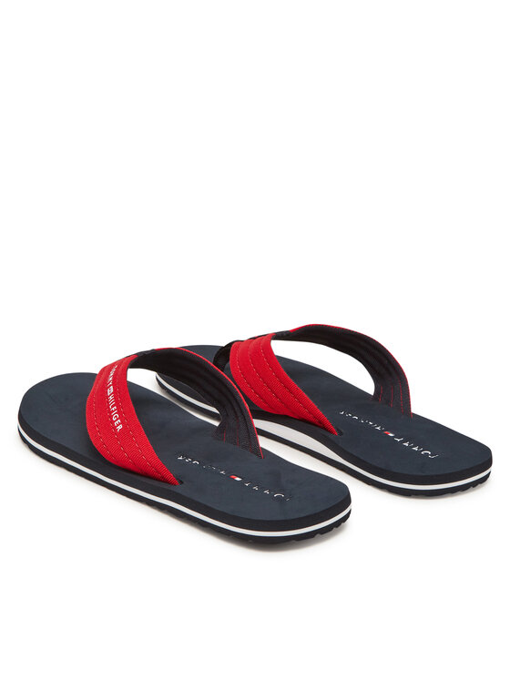 Tommy Hilfiger Tommy Hilfiger Zehentrenner Nyc Beach Sandal FM0FM05437 Rot