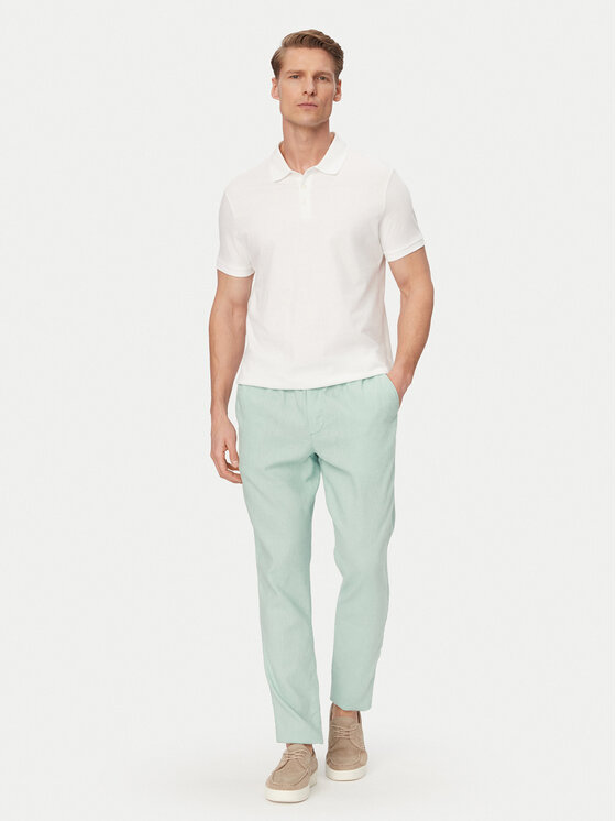 Tommy Hilfiger Tommy Hilfiger Chino kalhoty Harlem MW0MW42336 Světle zelená Regular Fit